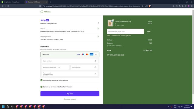 DocuCopies checkout page showing DocuCopies coupon code box | Screenshot taken by SimplyCodes community member on Mar 30, 2025