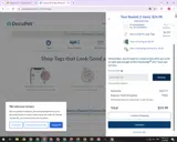 DOCUPET50 coupon verification screenshot