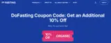 ORGANIC coupon verification screenshot