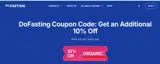 ORGANIC coupon verification screenshot