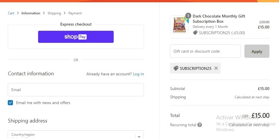 Doisy & Dam checkout page showing Doisy & Dam promo code box | Screenshot taken by SimplyCodes community member on Feb 13, 2022