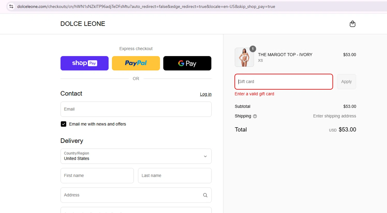 Dolce Leone promo code screenshot showing code THANKYOU15 applied at Dolce Leone checkout page. Uploaded by SimplyCodes community member Samu10 on Aug 16, 2025