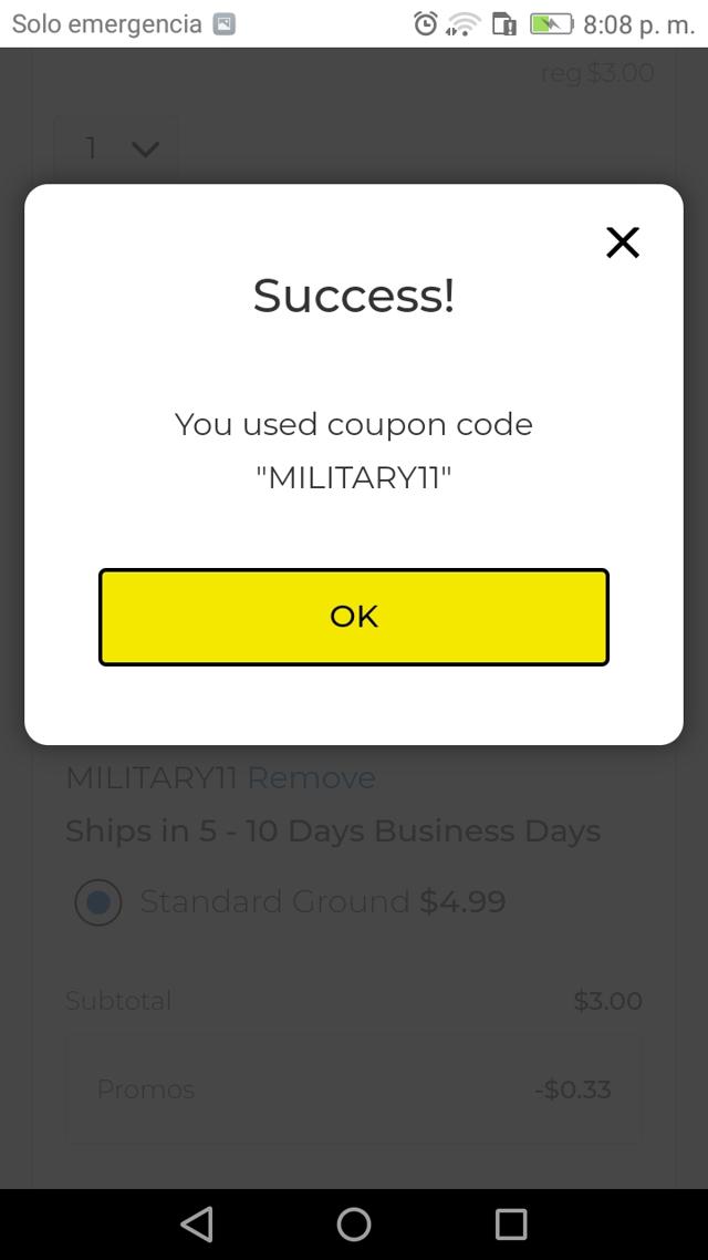 Dollar General checkout page showing Dollar General promo code box | Screenshot taken by SimplyCodes community member on Apr 14, 2021