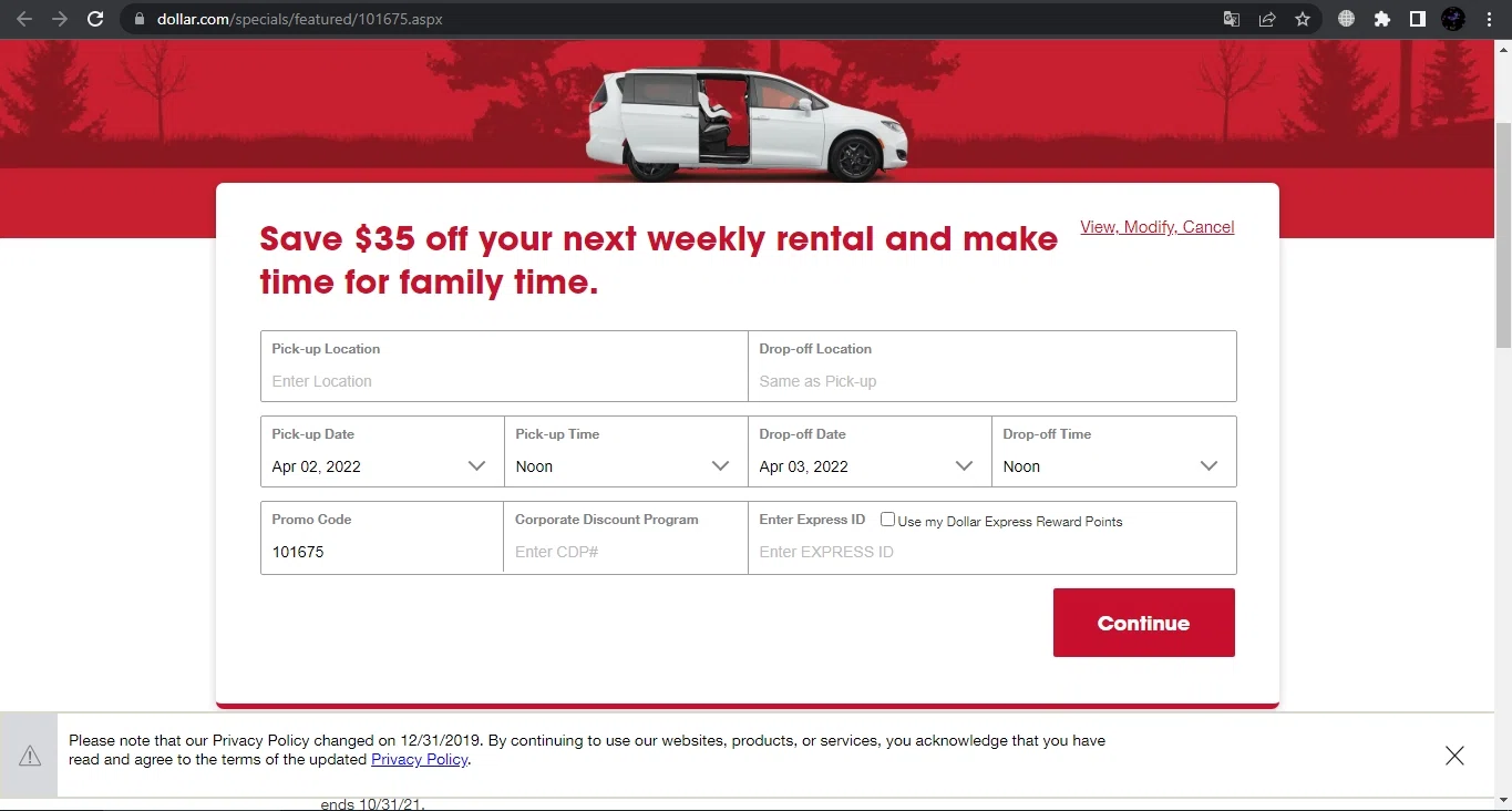 Dollar Rent A Car Promo Codes 10 Off March 2024