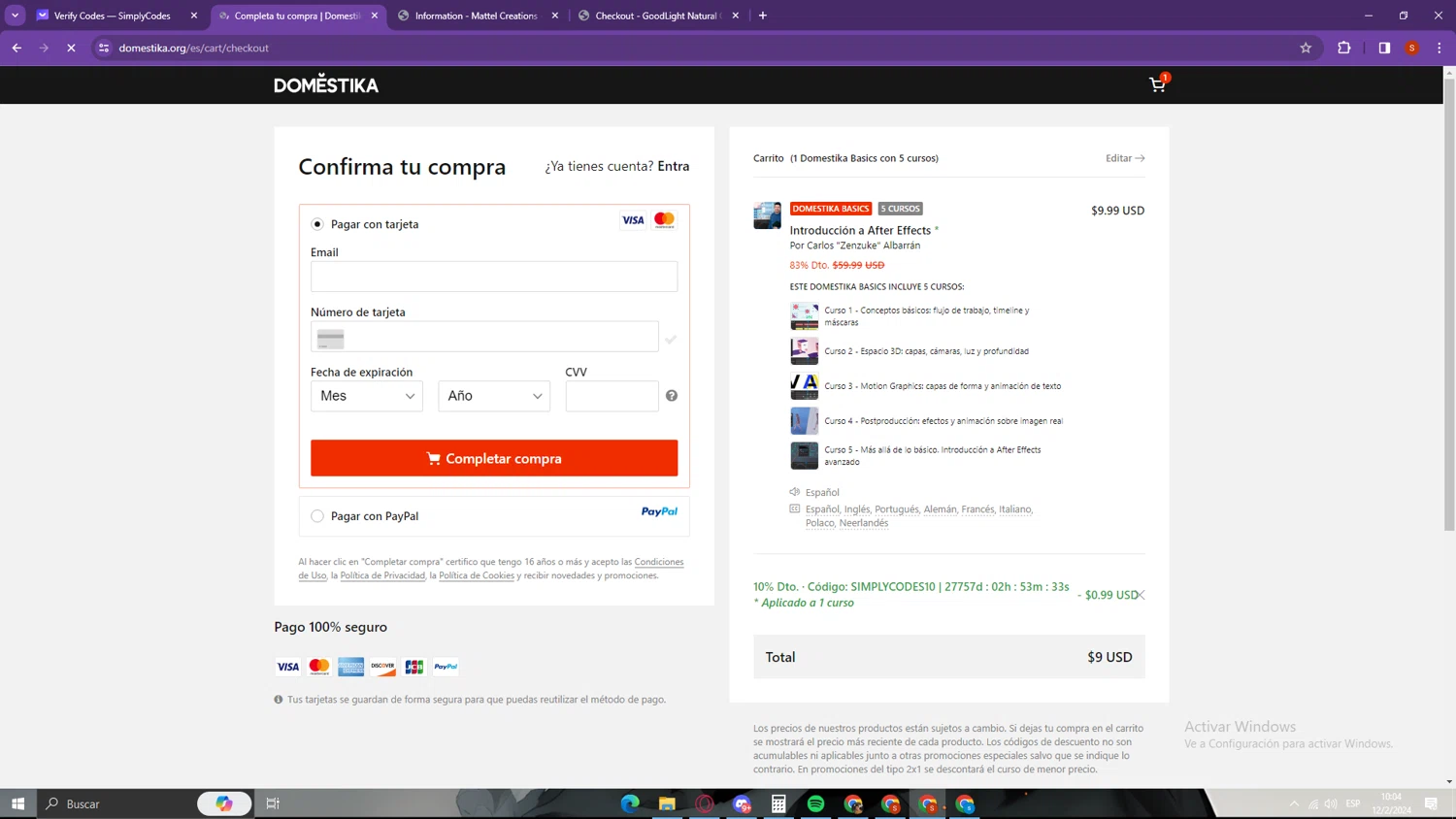 how to use Domestika coupons