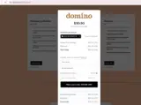 domino coupon verification screenshot