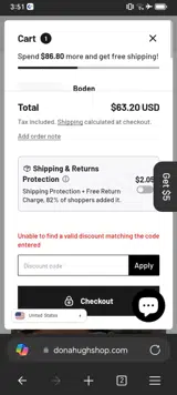 Vd2026 coupon verification screenshot