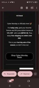 BFRX10 coupon verification screenshot