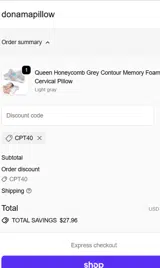 Cpt40 coupon verification screenshot