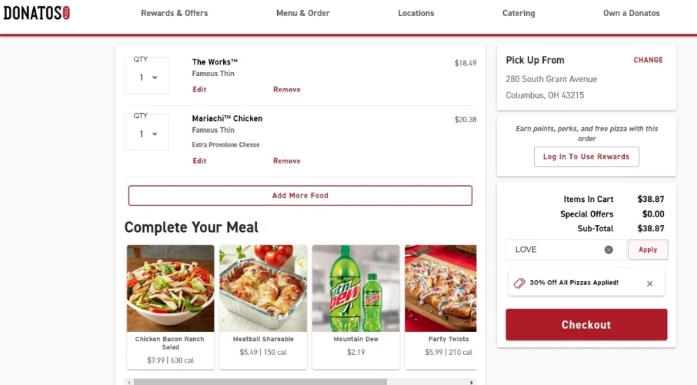 Donatos Pizza Coupons 28 Off September 2024