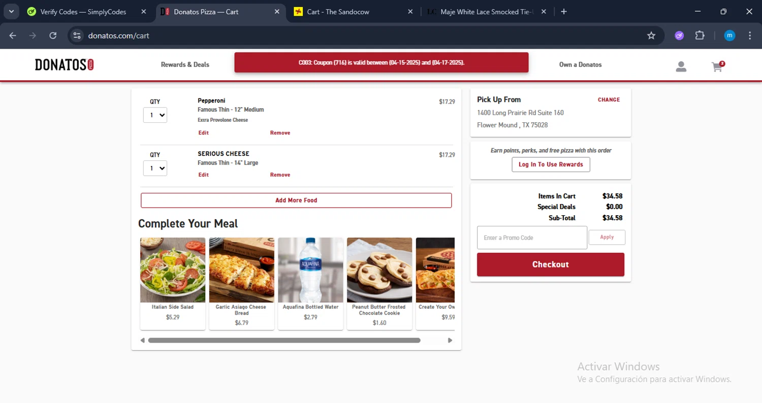 Donatos Pizza Promo Codes (1 Verified) - 20% Off Jul 2025