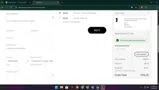 WELCOME10 coupon verification screenshot