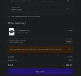 MYSTERYBOX2025 coupon verification screenshot