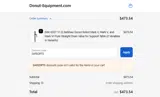 Donut-Equipment.com coupon verification screenshot