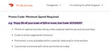 DoorDash Dasher coupon verification screenshot