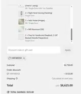 VWF48DS8 coupon verification screenshot