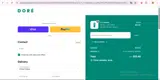 Doré coupon verification screenshot