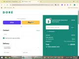 Doré coupon verification screenshot