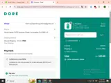 Doré coupon verification screenshot