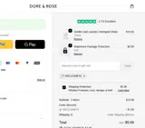 WELCOME10 coupon verification screenshot