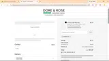 Dore & Rose US coupon verification screenshot