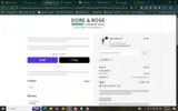 Dore & Rose coupon verification screenshot