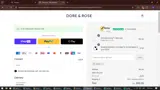 Dore & Rose coupon verification screenshot
