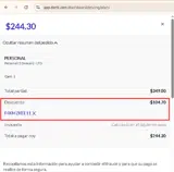 F4KMZKEE11 coupon verification screenshot