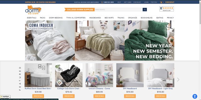 DormCo checkout page showing DormCo promo code box | Screenshot taken by SimplyCodes community member on Dec 28, 2024