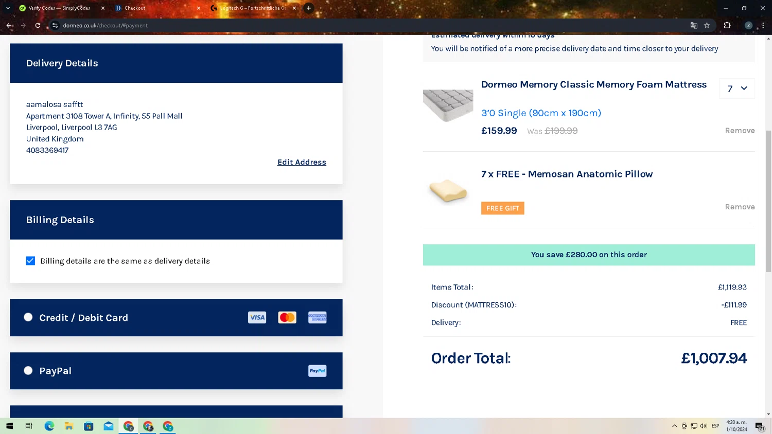how to use Dormeo coupons