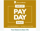 PAYDAY15 coupon verification screenshot