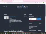 Double R Labs coupon verification screenshot