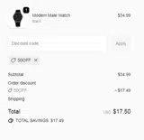 Doublesix Dice coupon verification screenshot