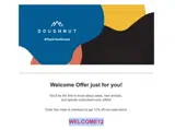 WELCOME12 coupon verification screenshot