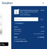 DOULTON10 coupon verification screenshot
