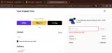 Dove Originals Trims coupon verification screenshot