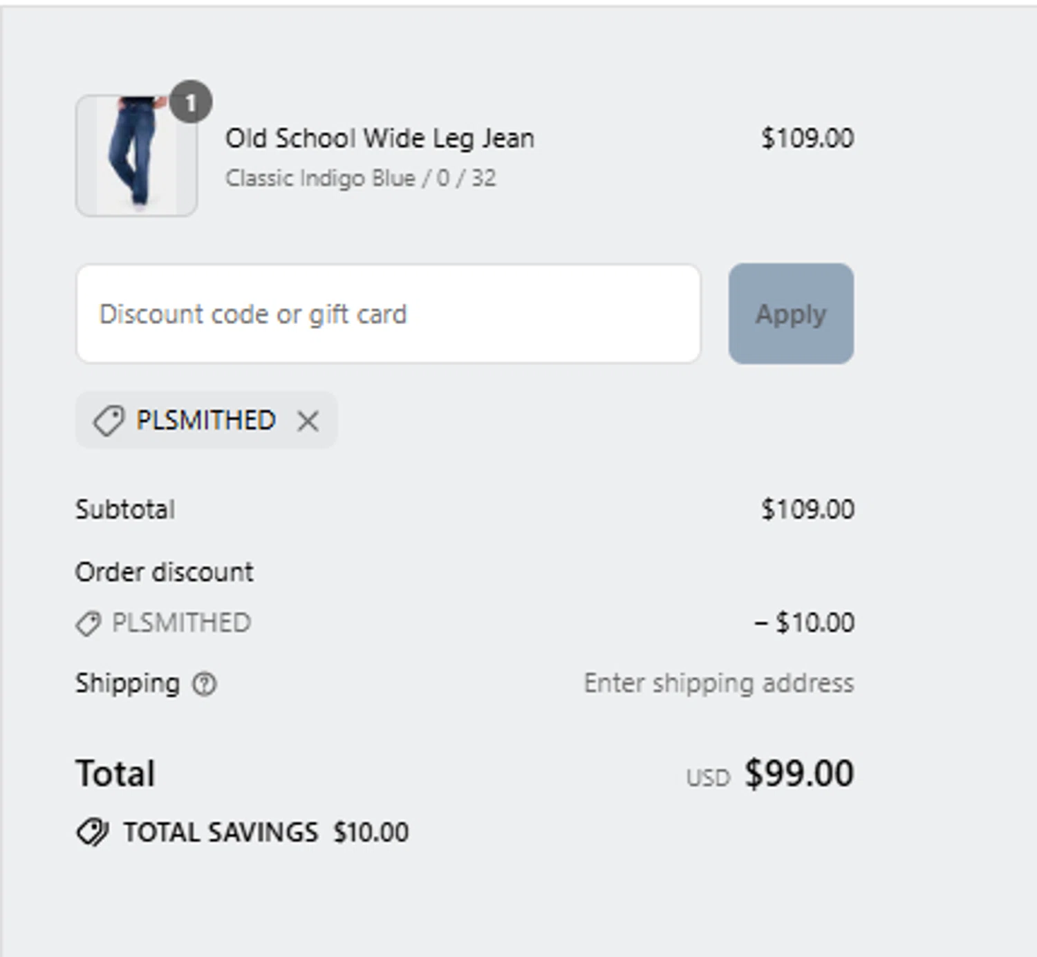 Dovetail Workwear discount code screenshot showing code PLSMITHED applied at Dovetail Workwear checkout page. Uploaded by SimplyCodes community member RebatePilot8693 on Aug 29, 2025
