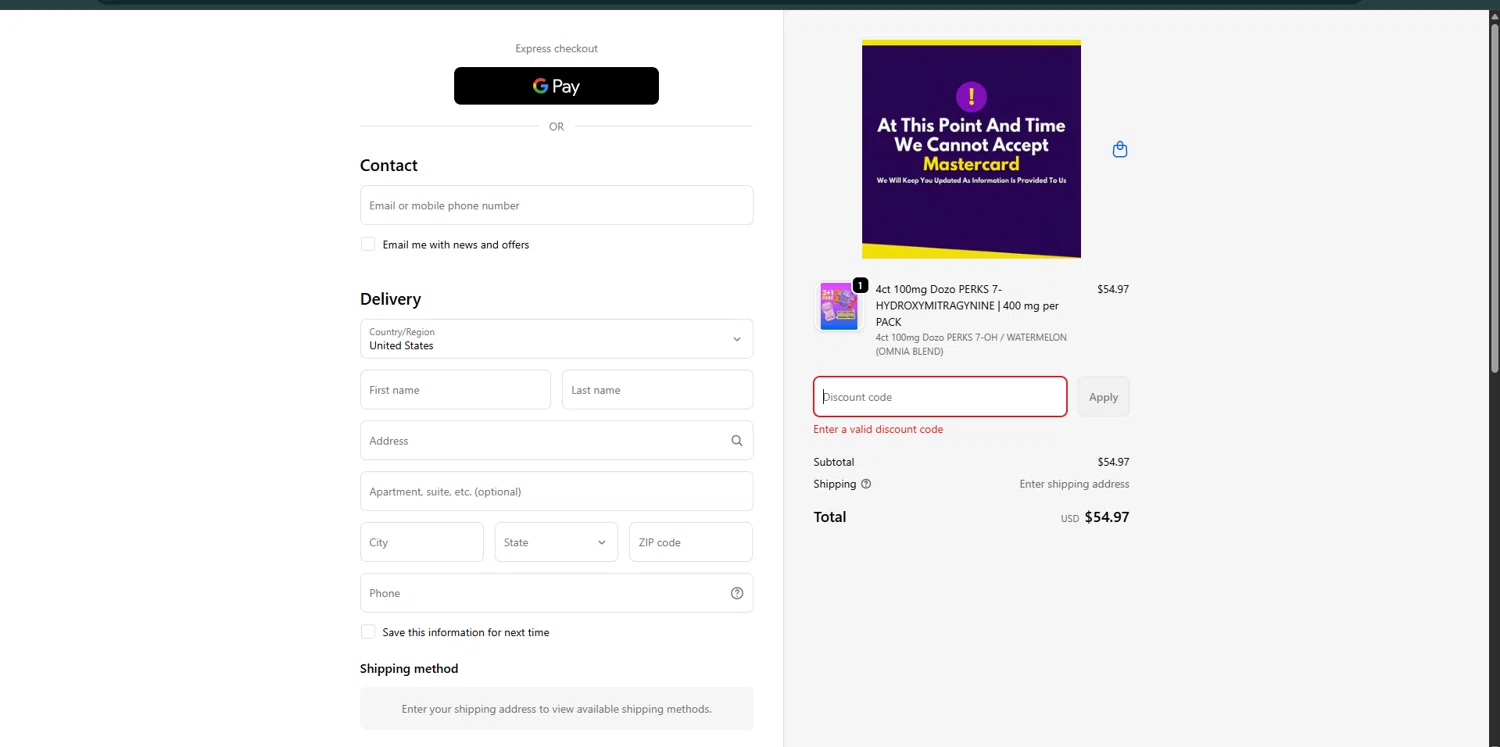 Dozo coupon code screenshot showing code MEGA25 applied at Dozo checkout page. Uploaded by SimplyCodes community member SwiftPhoenix267 on Nov 29, 2025