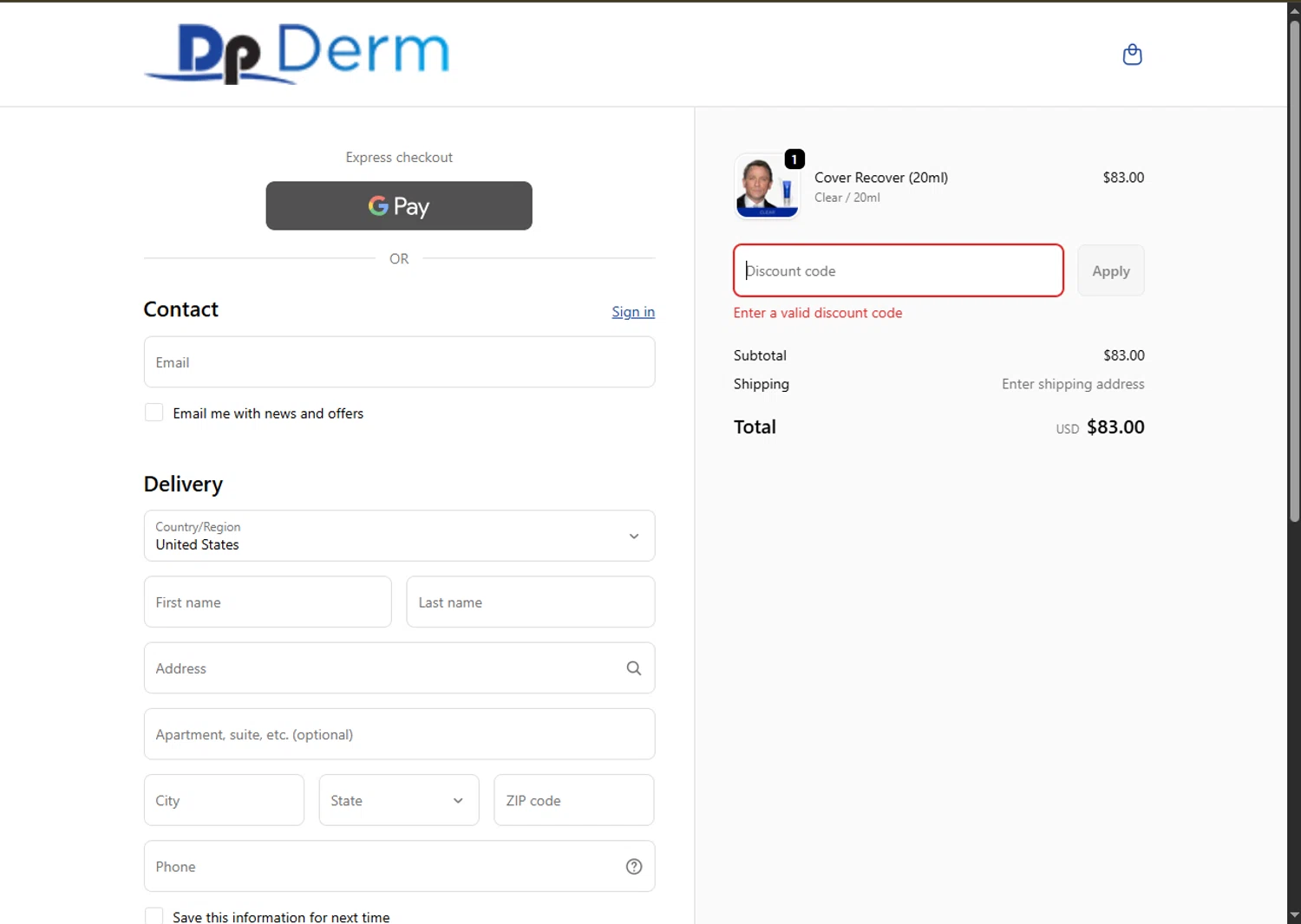 Dp Derm promo code screenshot showing code BlackFriday25 applied at Dp Derm checkout page. Uploaded by SimplyCodes community member SwiftTracker8156 on Dec 3, 2025