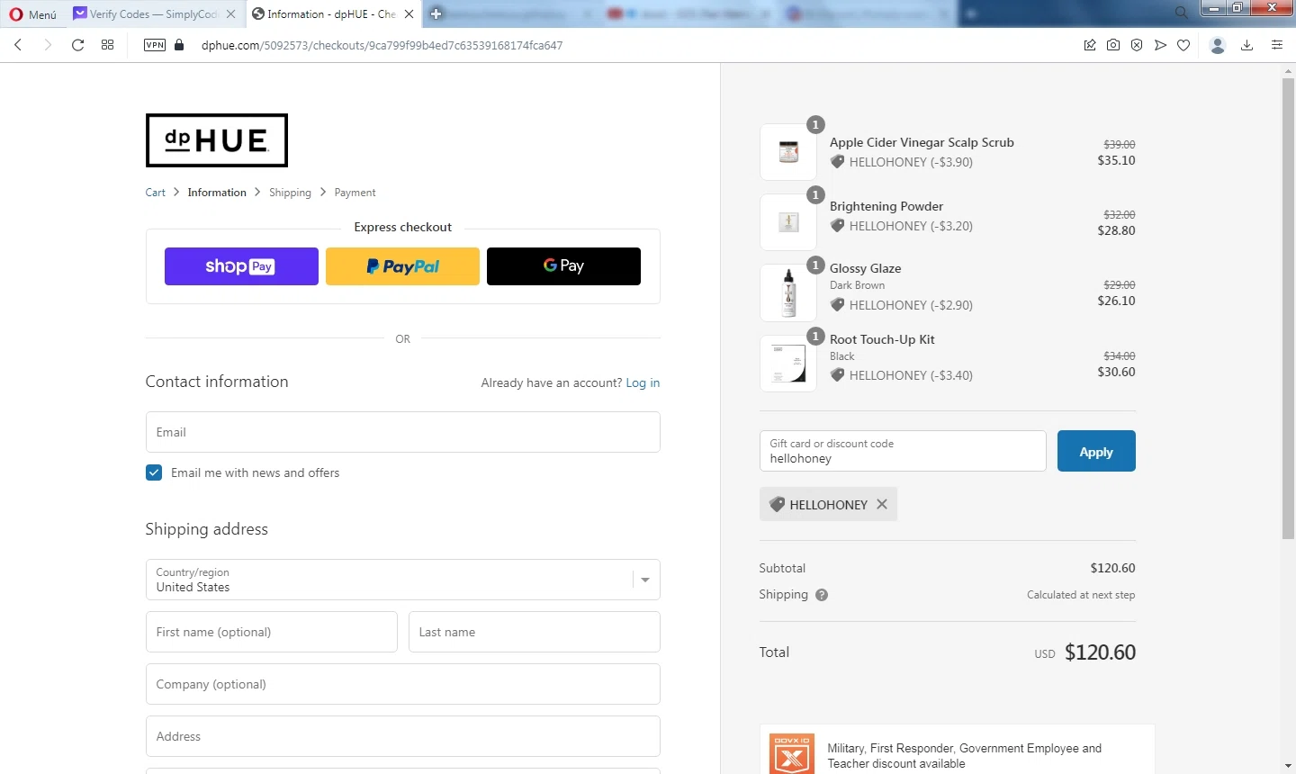 how to use dpHUE coupons