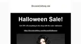 HALLOWEEN coupon verification screenshot