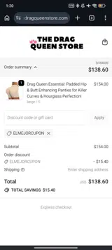 ELMEJORCUPON coupon verification screenshot