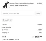 MYLIFE coupon verification screenshot