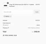 RWDC8 coupon verification screenshot