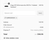 CARPASSION10 coupon verification screenshot