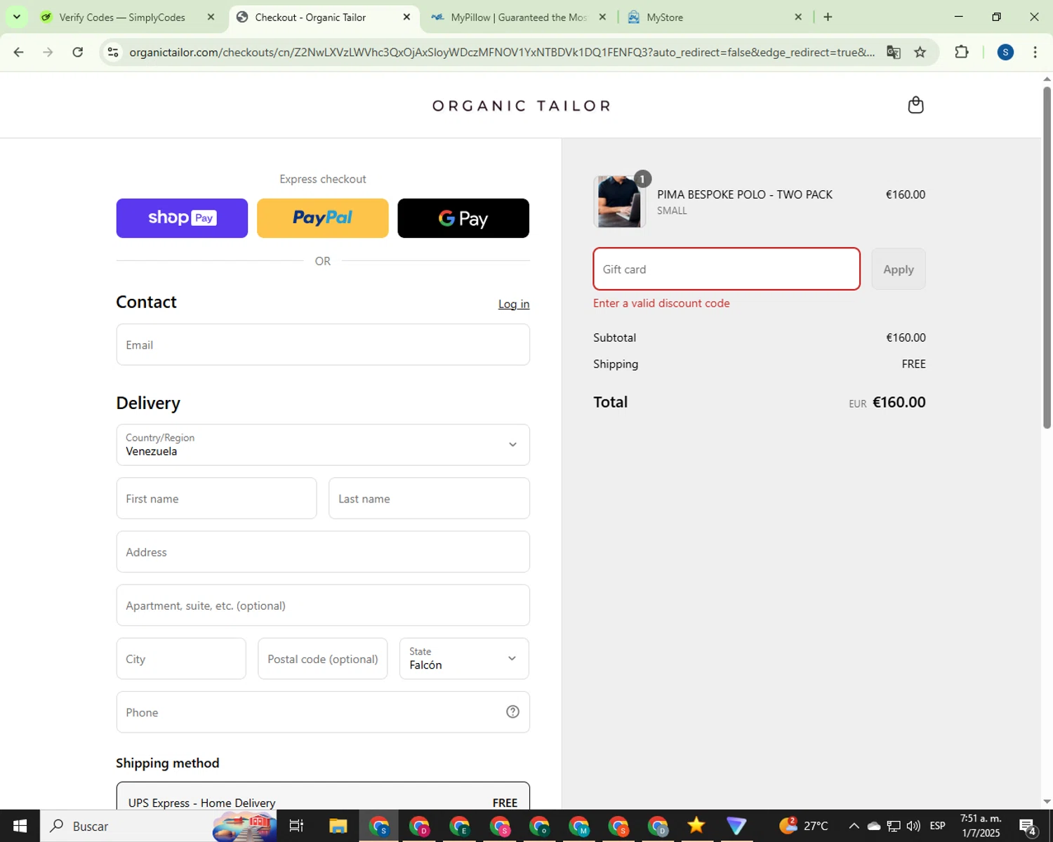 Draper's & Damon's promo code screenshot showing code 09564 applied at Draper's & Damon's checkout page. Uploaded by SimplyCodes community member PrimeNavigator9023 on Jul 1, 2025