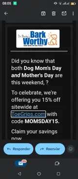 MOMSDAY15 coupon verification screenshot