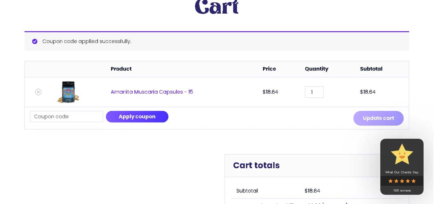 Dreamer Shrooms promo code screenshot showing code DREAMBACK15 applied at Dreamer Shrooms checkout page. Uploaded by SimplyCodes community member MagnificentCurator5441 on Aug 19, 2025