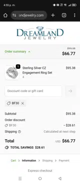 BF30 coupon verification screenshot