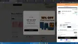 WELCOME10 coupon verification screenshot